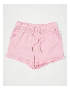 Essentials Solid Shorts in Light Pink