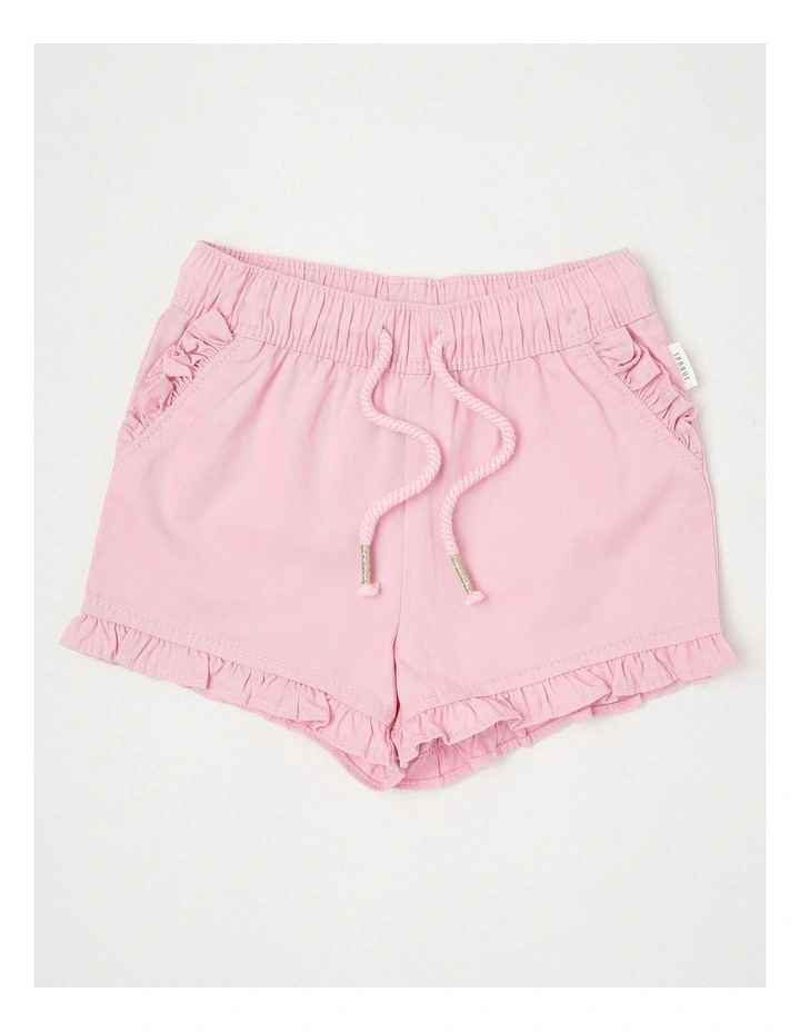 Essentials Solid Shorts in Light Pink image 1