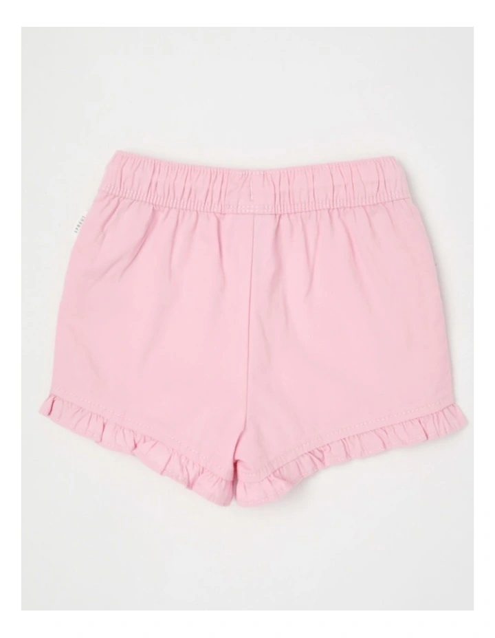 Essentials Solid Shorts in Light Pink image 3