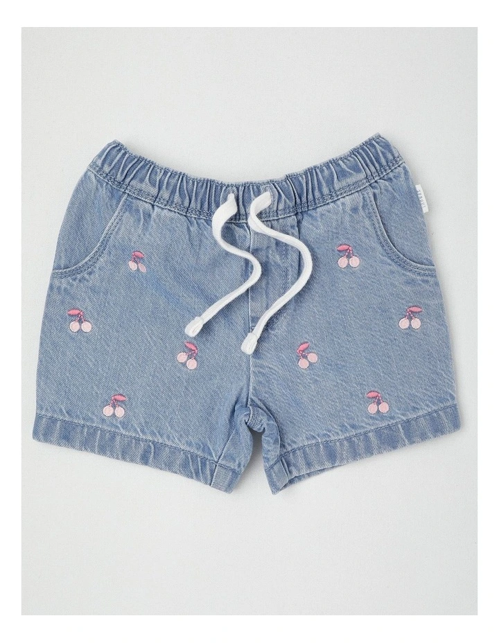 Cherry Shorts in Denim image 1