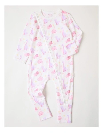 Essential Dino Coverall in White