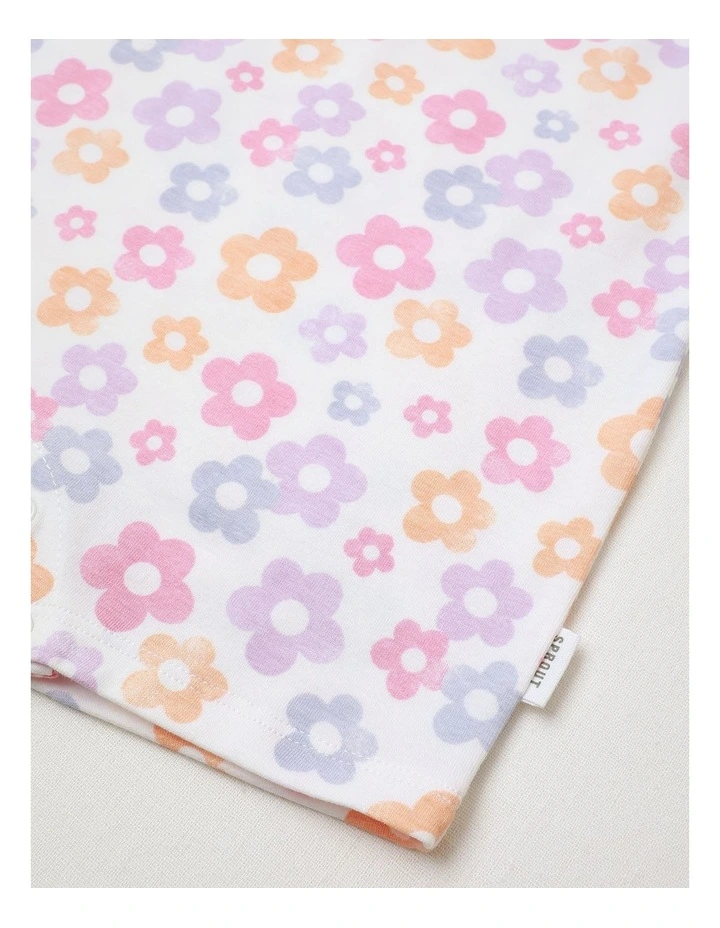 Essential Blossom Floral Romper in White image 4