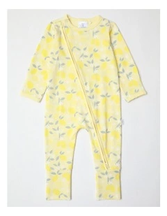 Essential Sunshine Lemons Coverall in Yellow