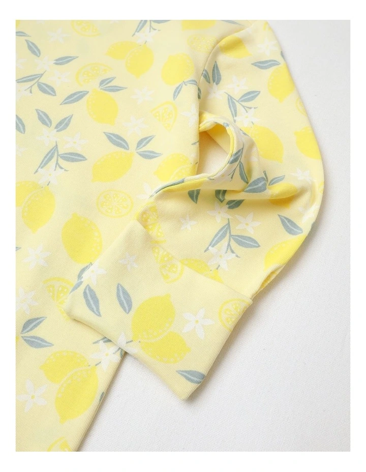 Essential Sunshine Lemons Coverall in Yellow image 5