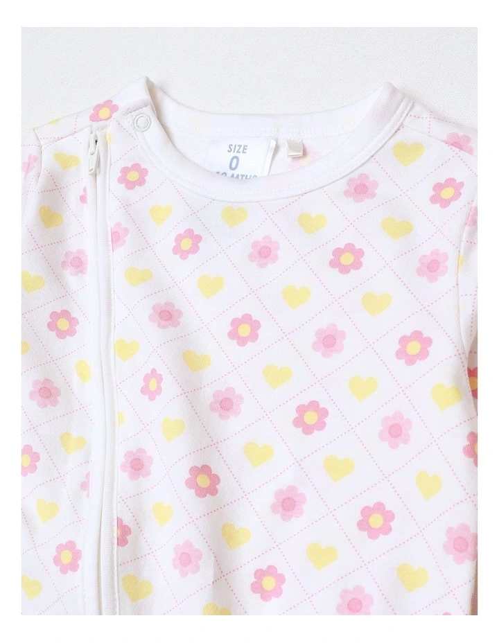Essential Heart Checkerboard in Coverall image 2