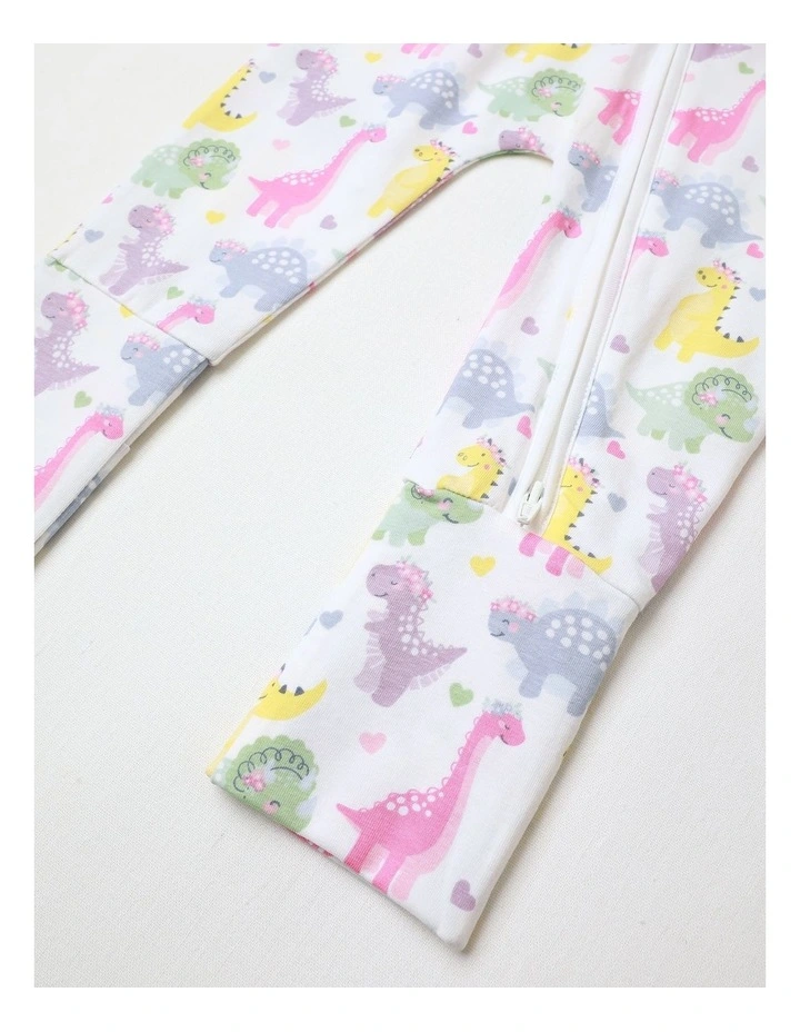 Essential Dino Coverall in White image 4