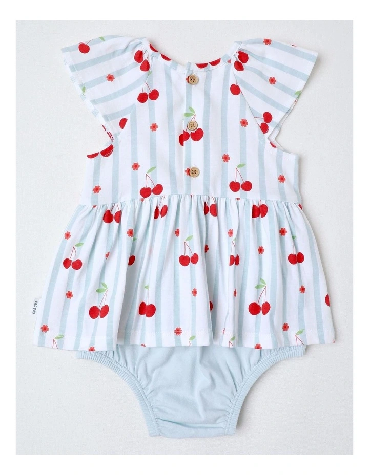 Stripe & Cherry Knit in Bodysuit image 3