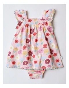 Floral Rick Rack Bodysuit in Rose