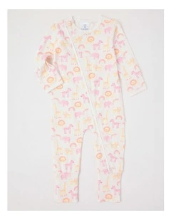 Essential Jersey Safari Coverall in White