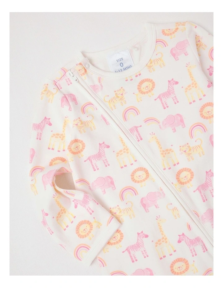 Essential Jersey Safari Coverall in White image 2