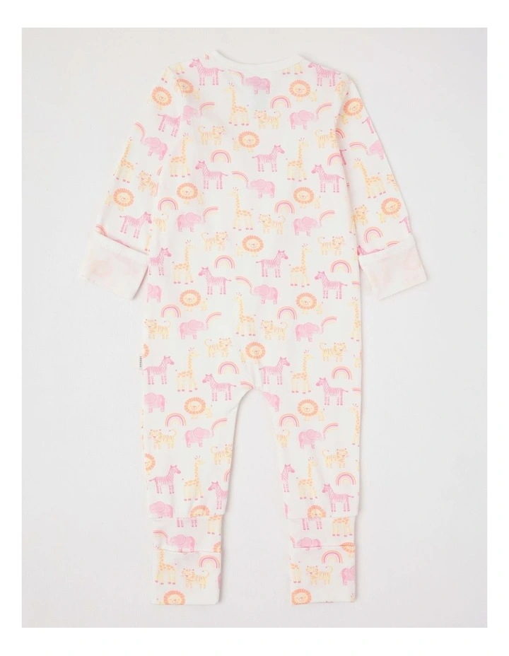 Essential Jersey Safari Coverall in White image 3