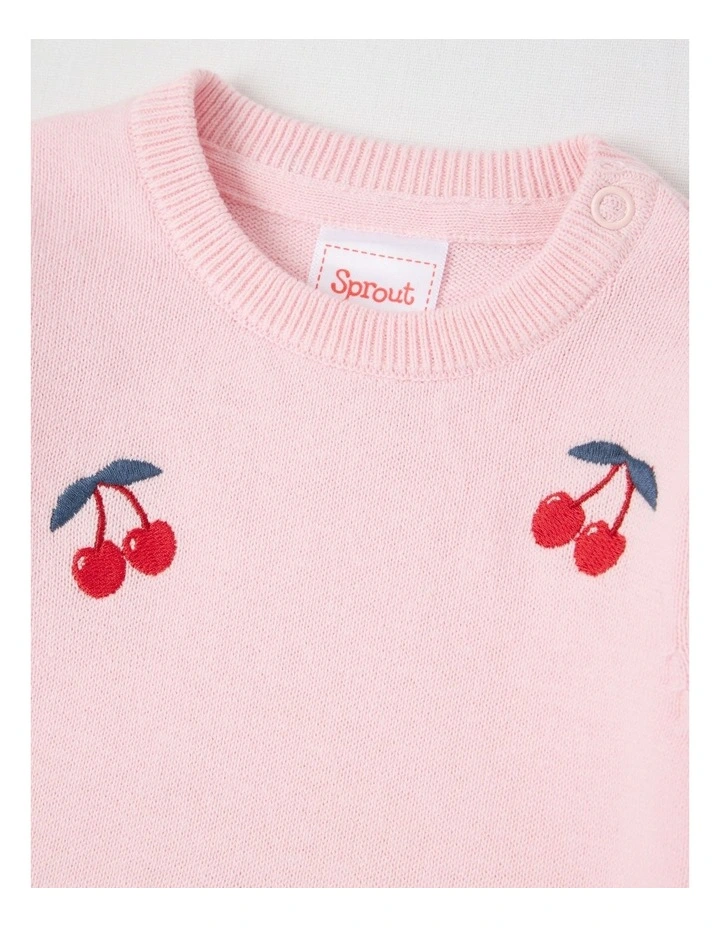 Fully Fashion Cherry Coverall in Blush image 2