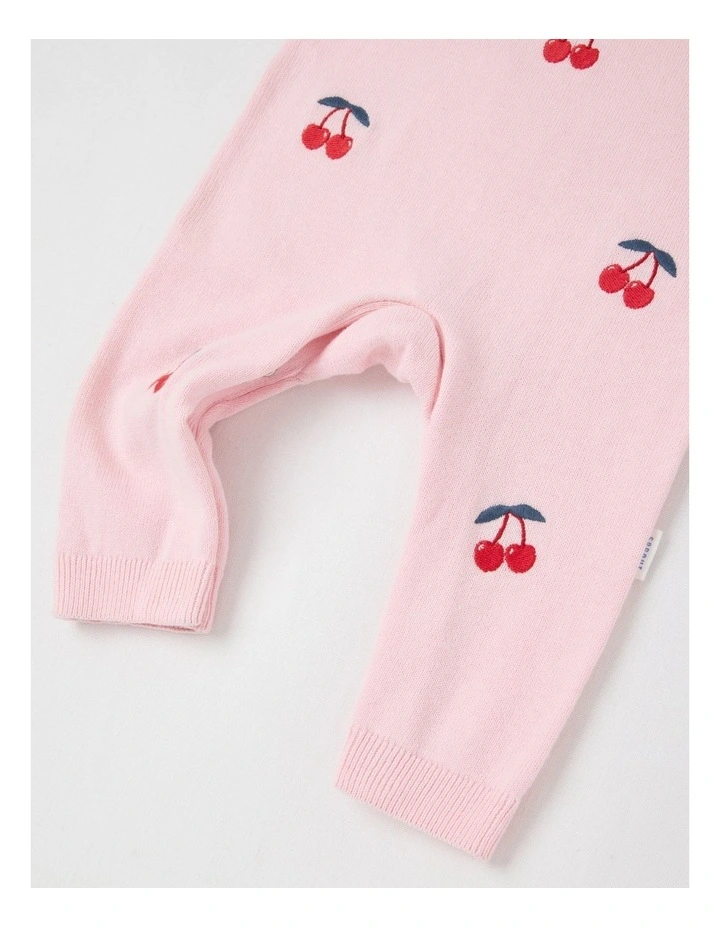 Fully Fashion Cherry Coverall in Blush image 4