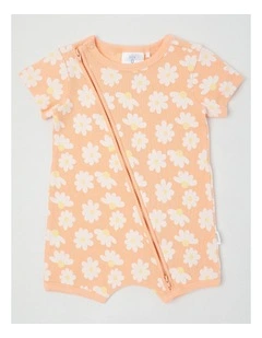 Essentials Daisy Romper in Peach
