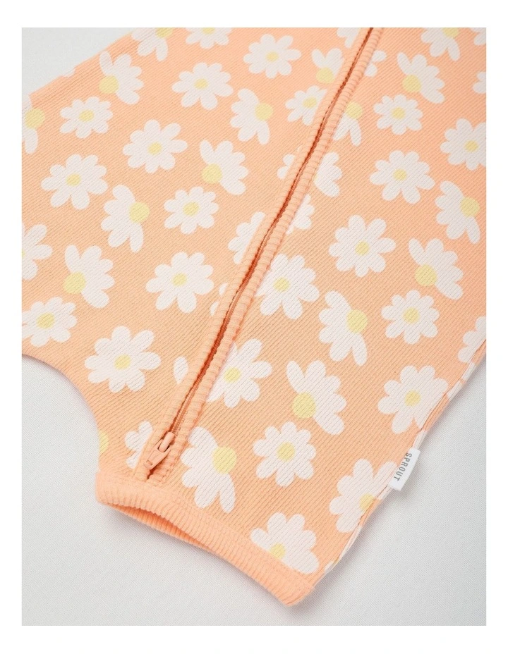Essentials Daisy Romper in Peach image 4