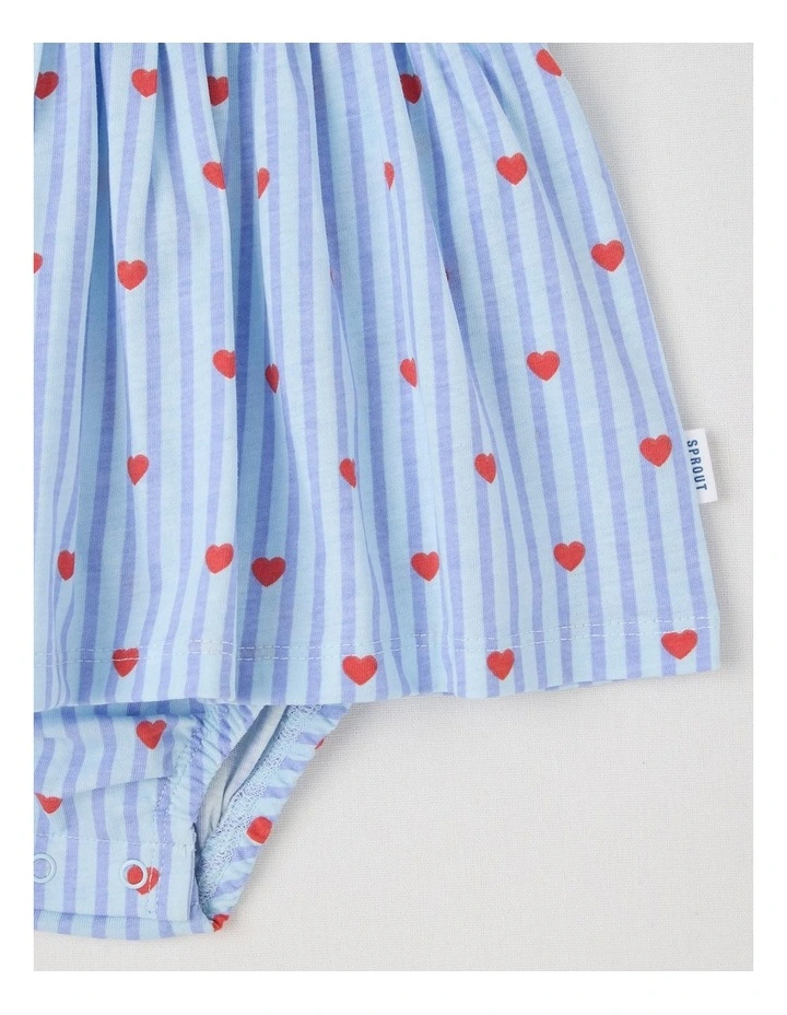 Bow Bodysuit in Light Blue image 4