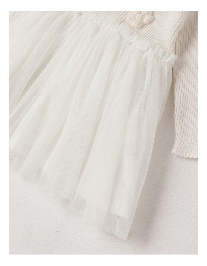 Tutu Dress in Cream image 4