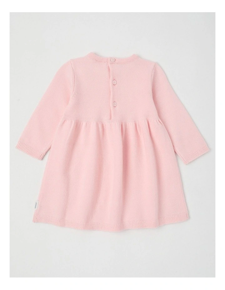 Fully Fashion Knit With Headband Dress in Blush image 3