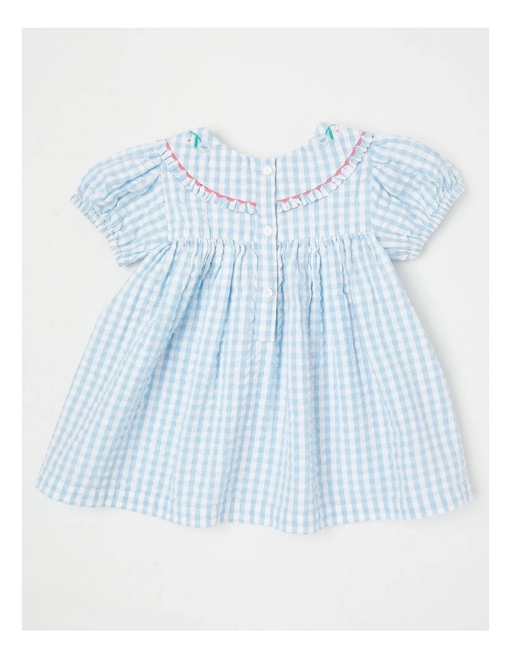 Peter Pan Pocket Dress in Light Blue image 3