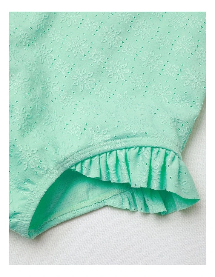 Broderie Swimwear in Mint image 4