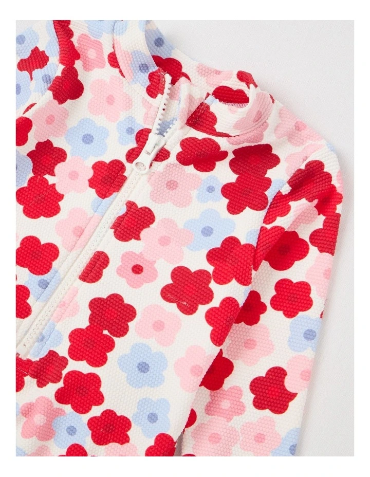 Flower Ruffle Swimwear in Assorted image 2