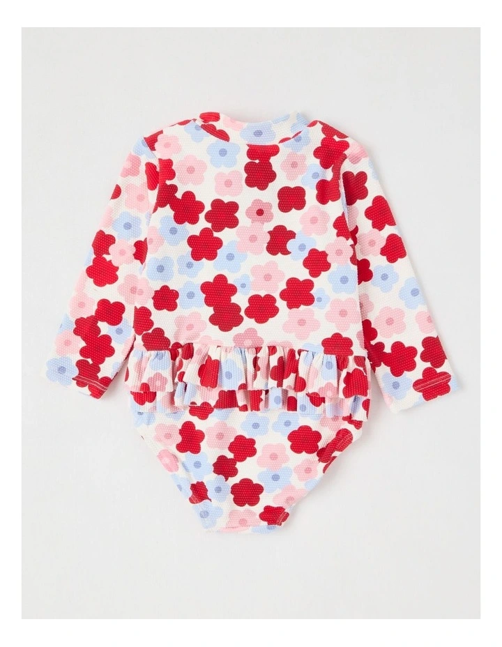 Flower Ruffle Swimwear in Assorted image 3