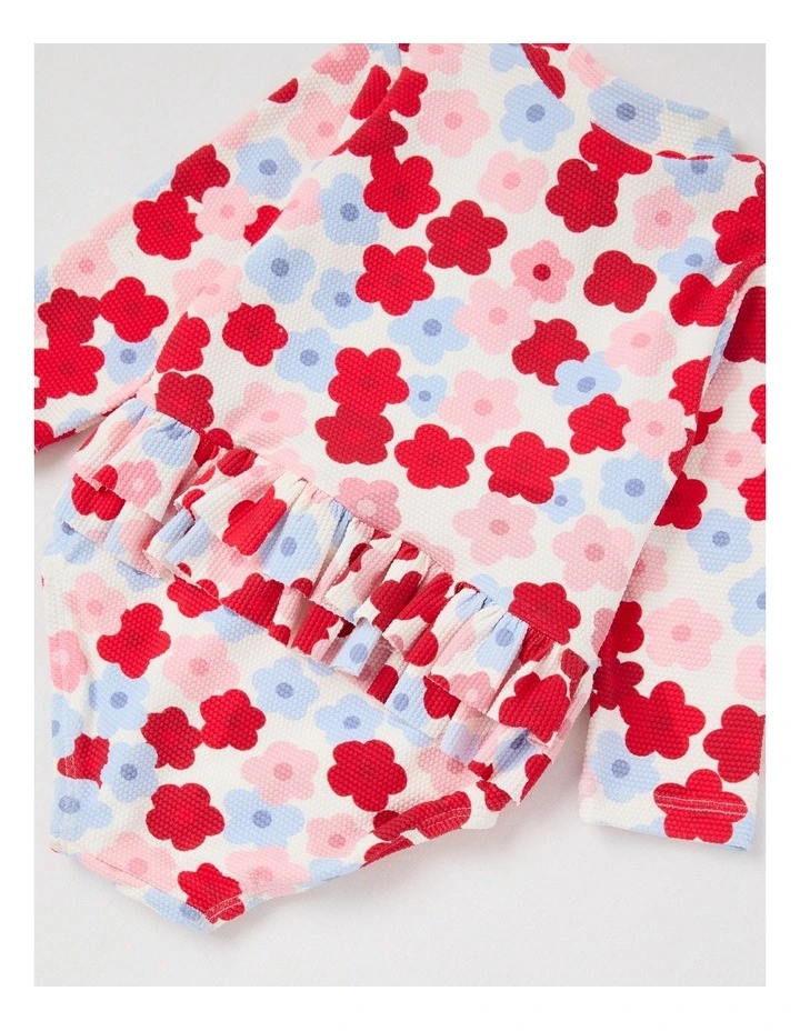 Flower Ruffle Swimwear in Assorted image 4