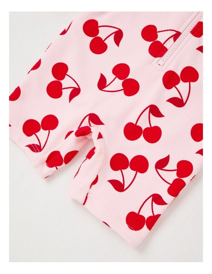 Cherry Frill Swimwear in Blush image 4