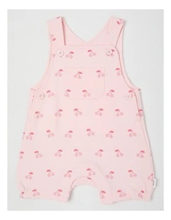 Cherry Romper in Blush