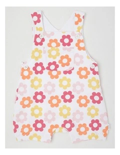 Flower Romper in White