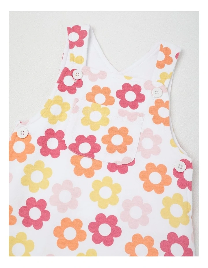 Flower Romper in White image 2