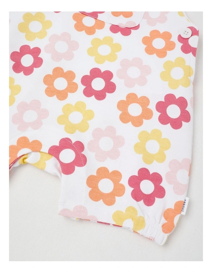 Flower Romper in White image 4