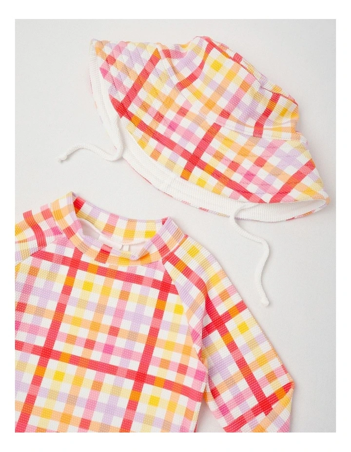 Rainbow Gingham Swimwear in Assorted image 2
