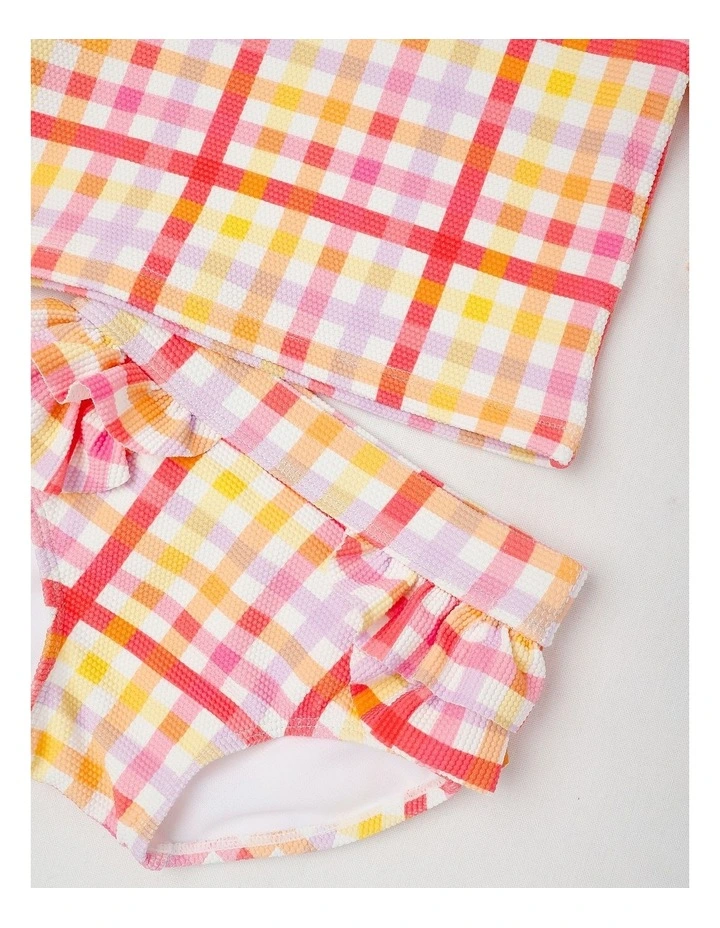Rainbow Gingham Swimwear in Assorted image 3