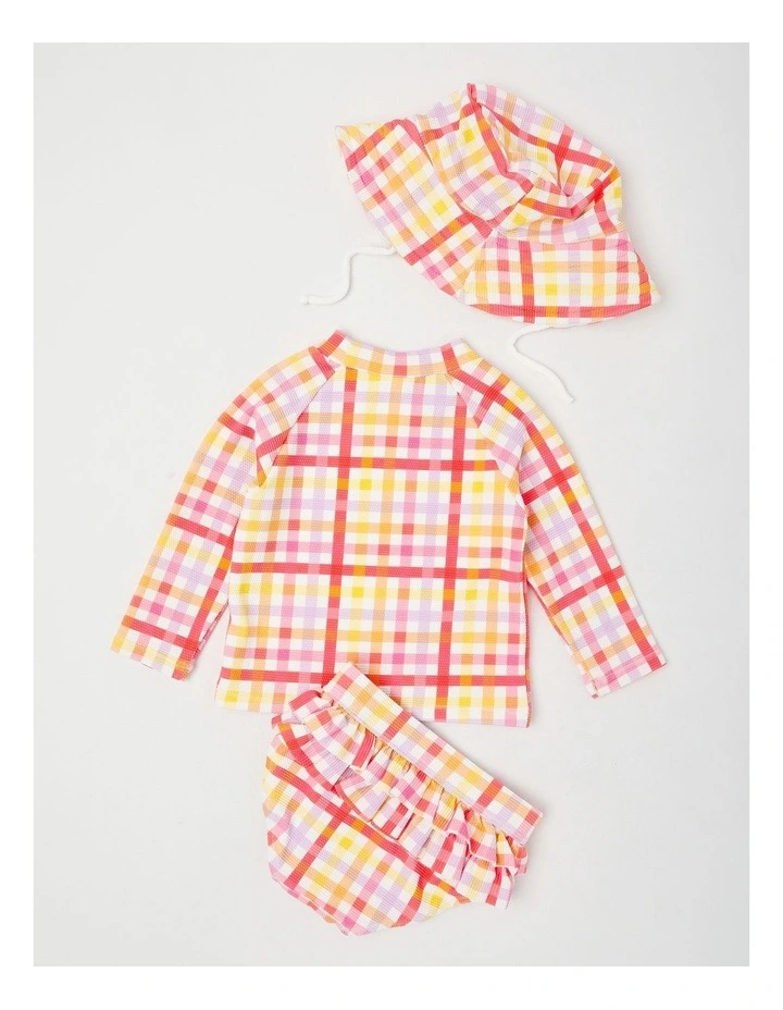 Rainbow Gingham Swimwear in Assorted image 4