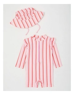 Tonal Stripe Swimwear in Assorted