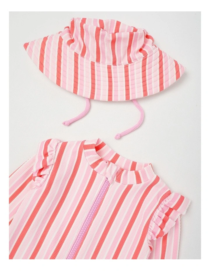 Tonal Stripe Swimwear in Assorted image 2