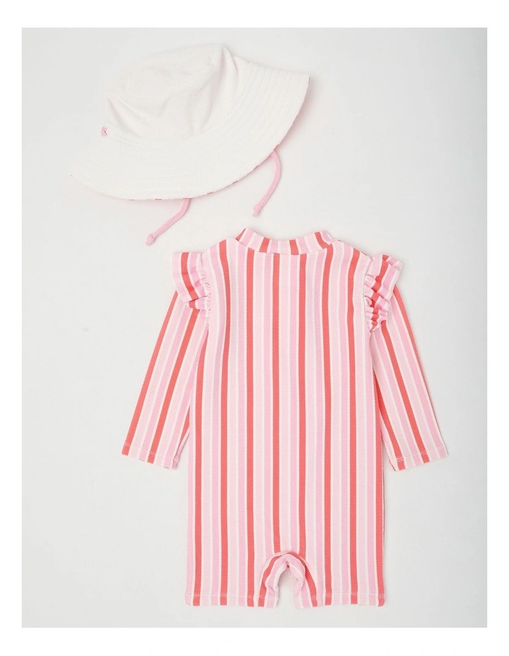 Tonal Stripe Swimwear in Assorted image 3