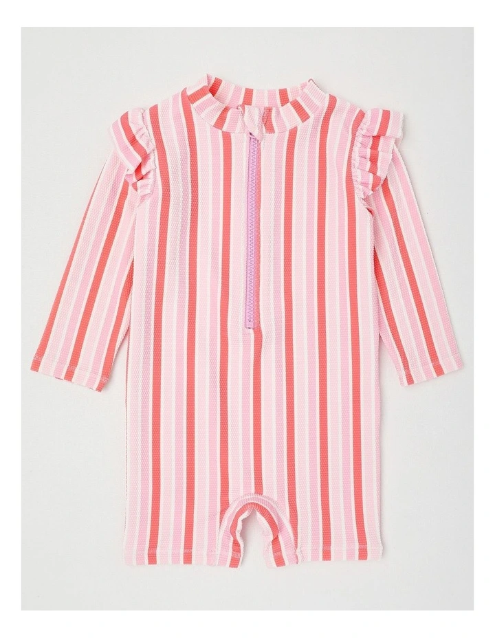 Tonal Stripe Swimwear in Assorted image 4