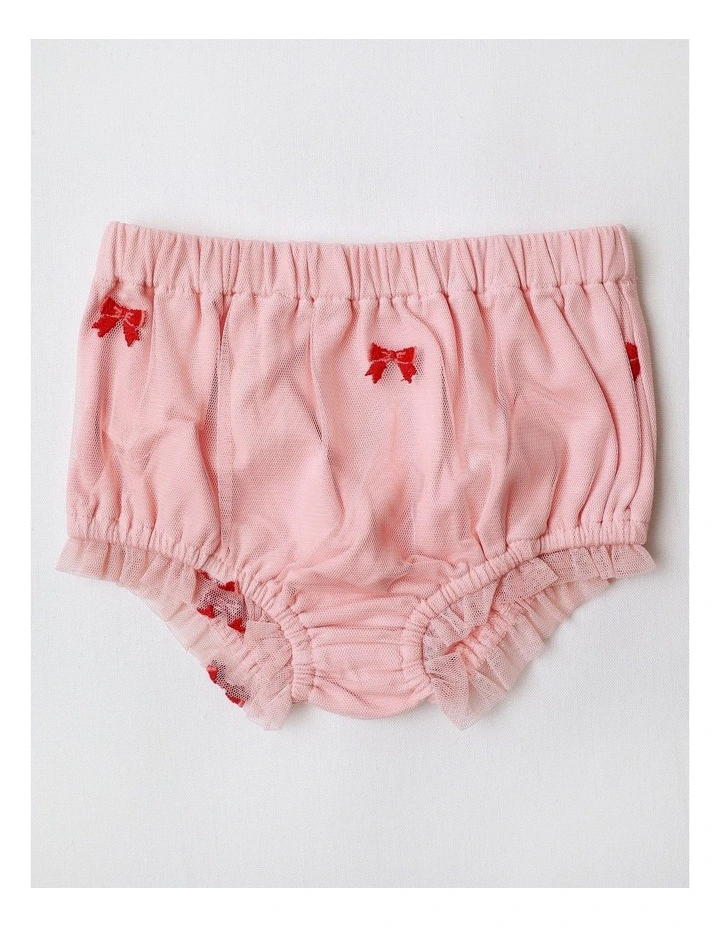 Chiffon Bow Set in Rose image 4