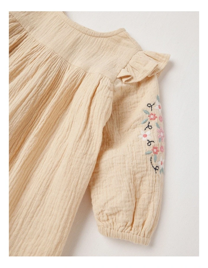 Headband Tight Dress Set in Ivory image 4