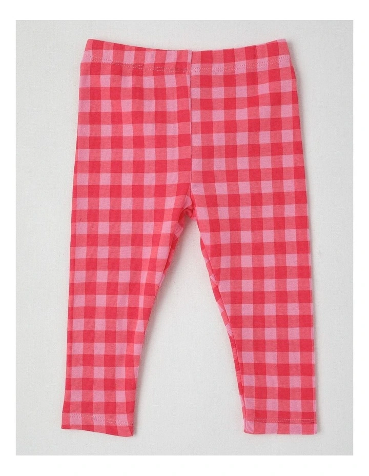 Strawberry Gingham Rick Rack Set in Blush image 5