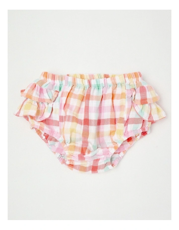 Rainbow Gingham Double Cloth 3 Piece Set in Assorted image 5