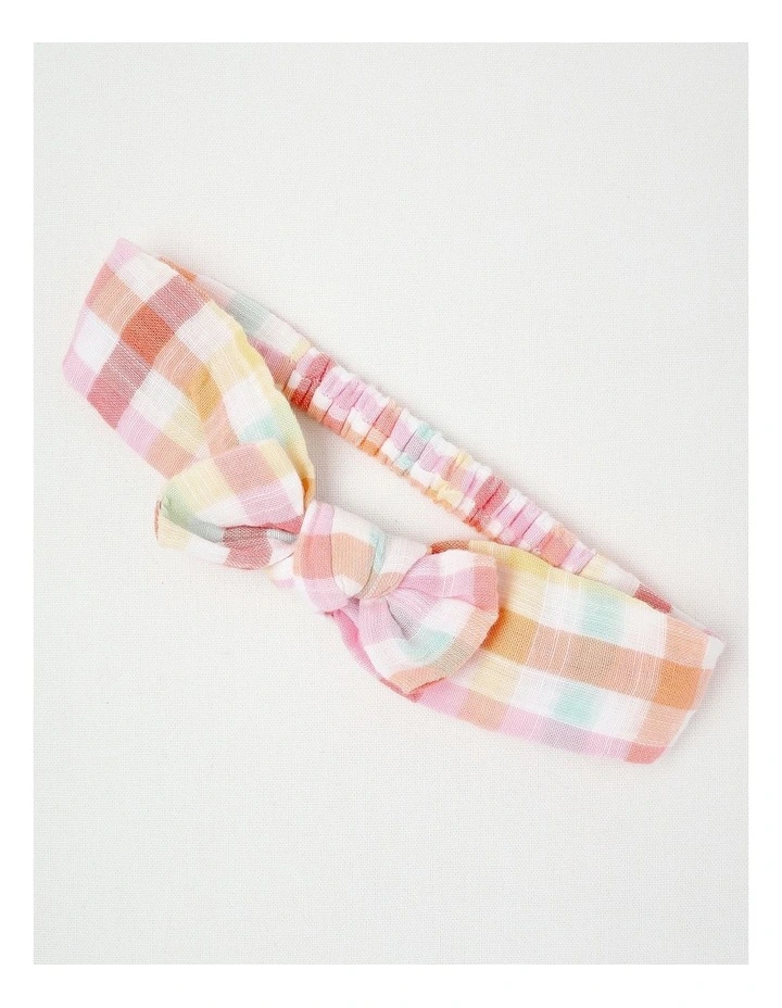 Rainbow Gingham Double Cloth 3 Piece Set in Assorted image 6