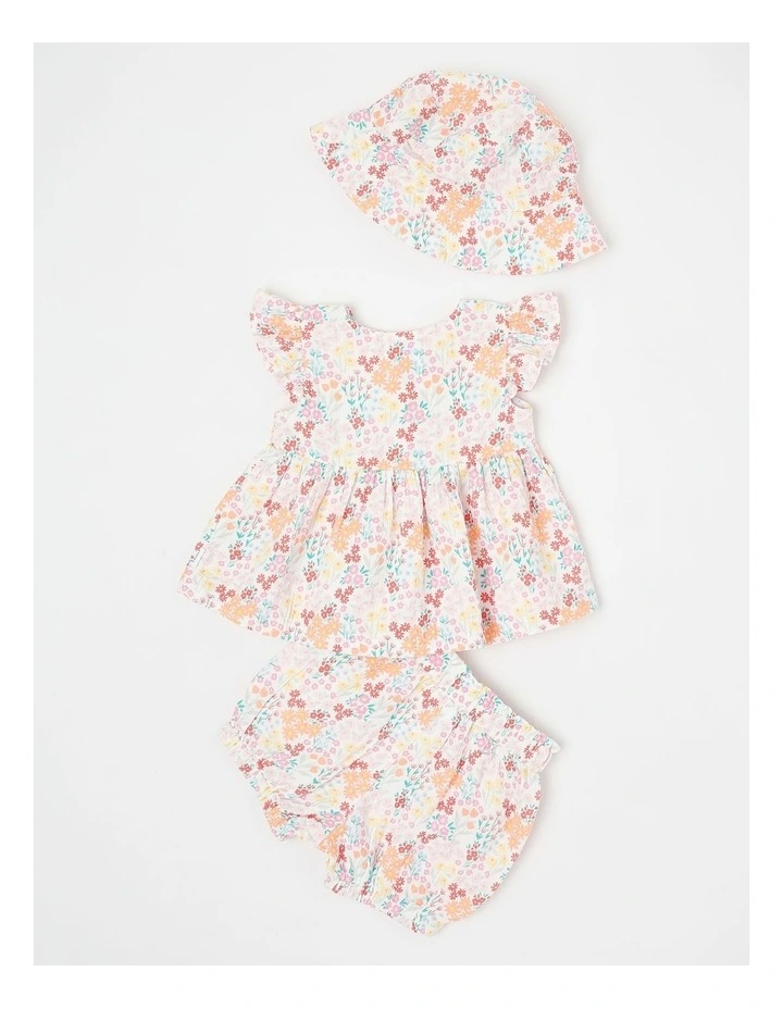 Rainbow Floral Double Cloth Set in Assorted image 3