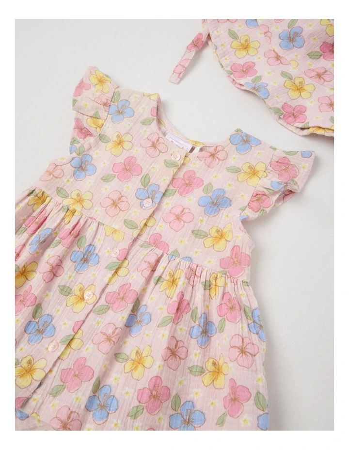 Frangipani Double Cloth Set in Blush image 2