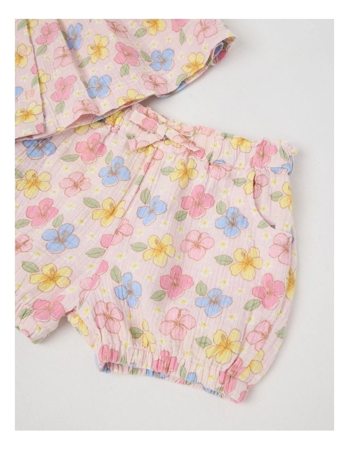 Frangipani Double Cloth Set in Blush image 4