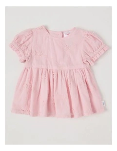 Textured Tulle Set in Light Pink