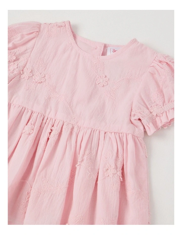 Textured Tulle Set in Light Pink image 2