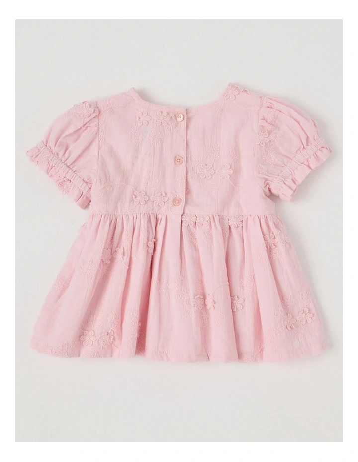 Textured Tulle Set in Light Pink image 3